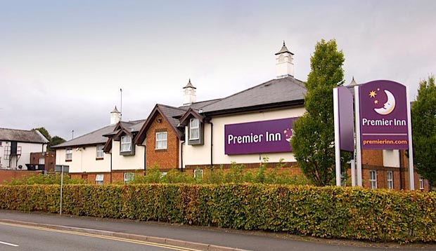 Exterior of Premier Inn Hotel Chester Central North